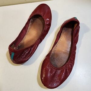 TEIKS Burgundy Ballet Flat Flexible shoes size 9